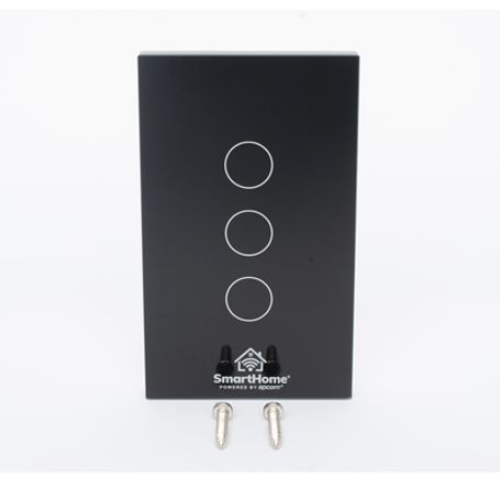 (wifi) Apagador Switch Inalámbrico Wifi Control De 3 Regresos De Carga 110v