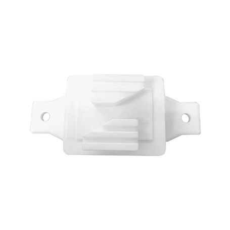 aislador de paso blanco reforzado para cercos eléctricos resistente al clima extremoso159390