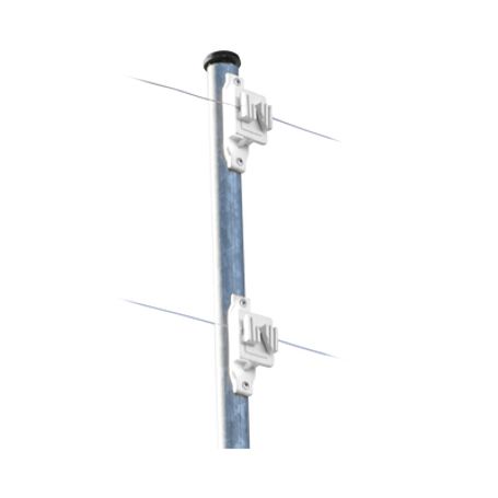 Aislador De Paso Blanco Reforzado Para Cercos Eléctricos Resistente Al Clima Extremoso