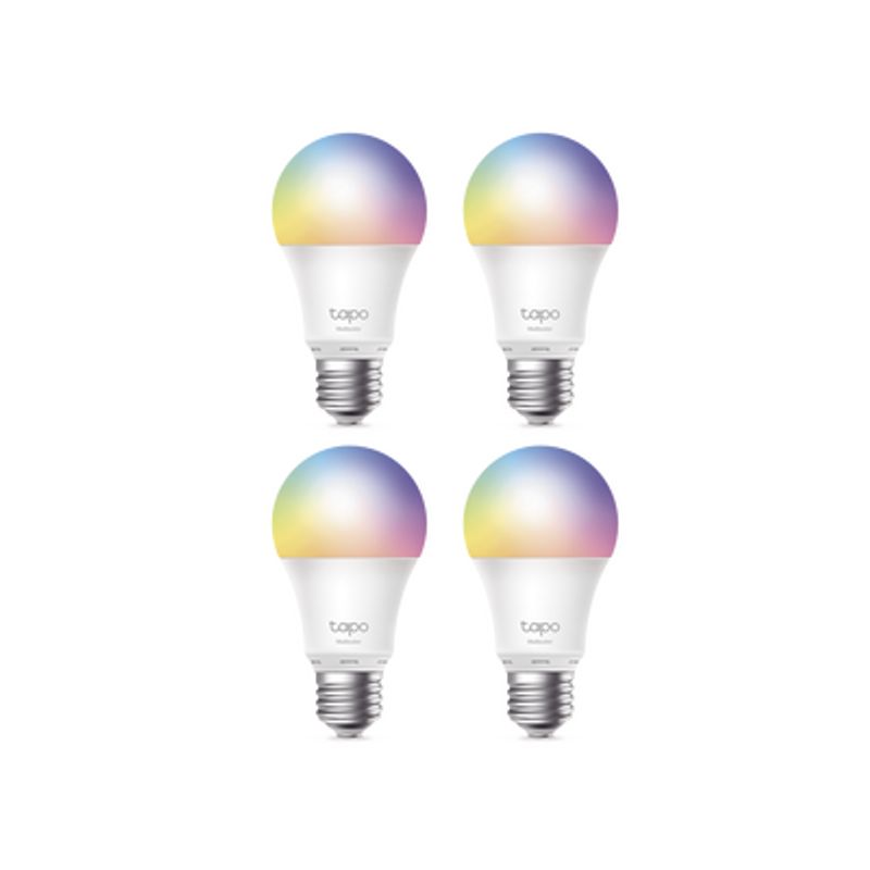 Kit 4 Focos Wifi Multicolor Intensidad Y Color Regulables Comandos De Voz Mediante Amazon Alexa/google Assisten