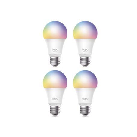 kit 4 focos wifi multicolor intensidad y color regulables comandos de voz mediante amazon alexagoogle assisten