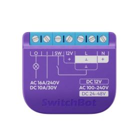 switch relevador inteligente conectividad inalambrica wifi y ble  salida contacto seco  compatible con asistentes de voz  dimen