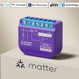 switch relevador inteligente conectividad inalambrica wifi y ble  salida contacto seco  compatible con asistentes de voz  dimen