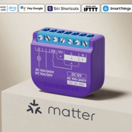 Switch Relevador Inteligente Conectividad Inalambrica Wifi Y Ble / Salida Contacto Seco / Compatible Con Asistentes De Voz / Dim