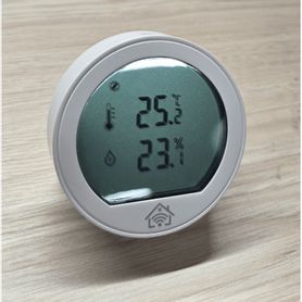 zigbee sensor de temperatura y humedad con pantalla de consulta inalambrico zigbee233355