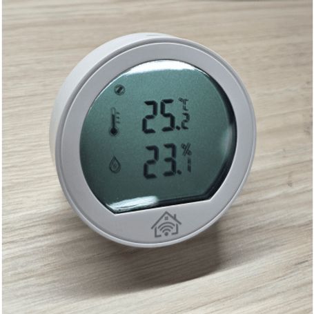 (zigbee) Sensor De Temperatura Y Humedad Con Pantalla De Consulta Inalambrico Zigbee