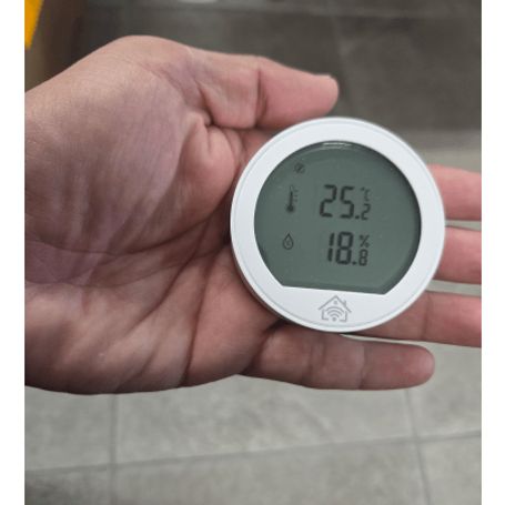 (zigbee) Sensor De Temperatura Y Humedad Con Pantalla De Consulta Inalambrico Zigbee
