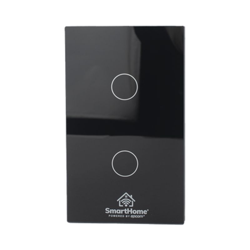 (zigbee) Apagador Switch Inalámbrico Zigbee Control De 2 Regresos De Carga 110v