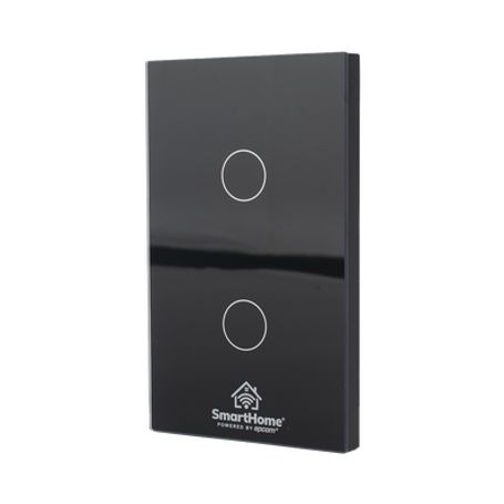 (zigbee) Apagador Switch Inalámbrico Zigbee Control De 2 Regresos De Carga 110v