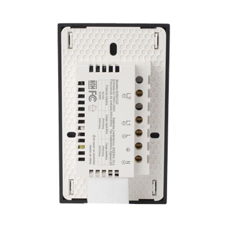(zigbee) Apagador Switch Inalámbrico Zigbee Control De 2 Regresos De Carga 110v