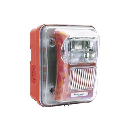 Sirena Estrobo Para Intemperie Montaje En Muro Color Rojo (050005860)