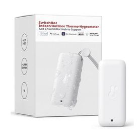 medidor de temperatura y humedad para uso exterior o interior datos en pantalla  inalámbrico bluetooth compatible con hub switc