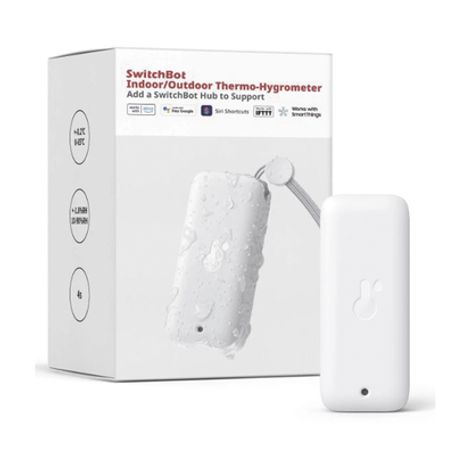 Medidor De Temperatura Y Humedad Para Uso Exterior O Interior Datos En Pantalla / Inalámbrico Bluetooth Compatible Con Hub Switc