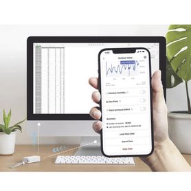 medidor de temperatura y humedad para uso exterior o interior datos en pantalla  inalámbrico bluetooth compatible con hub switc