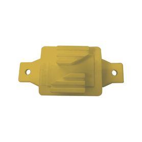 aislador de paso color amarillo reforzado para cercos eléctricos resistente al clima extremoso183877