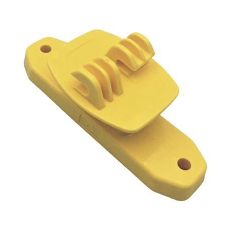 Aislador De Paso Color Amarillo Reforzado Para Cercos Eléctricos Resistente Al Clima Extremoso
