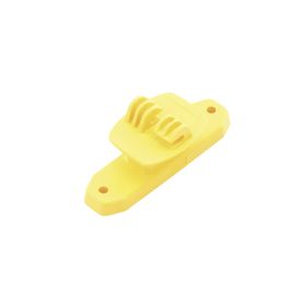 aislador de paso color amarillo reforzado para cercos eléctricos resistente al clima extremoso183877