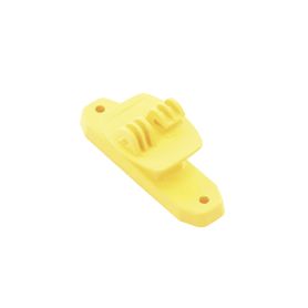 aislador de paso color amarillo reforzado para cercos eléctricos resistente al clima extremoso183877