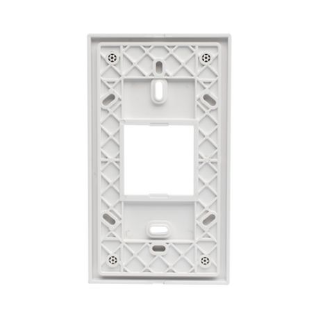 Marco Blanco Con Placa Metalica Para Caja Americana 