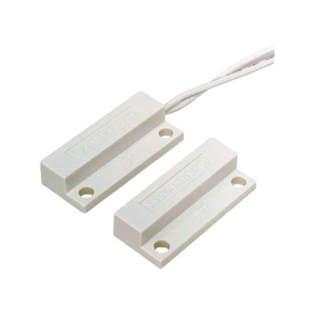 contactos magnéticos de montaje superficial  miniatura  lazo cerrado  gap 34  cables laterales  blanco o café  alta resistencia