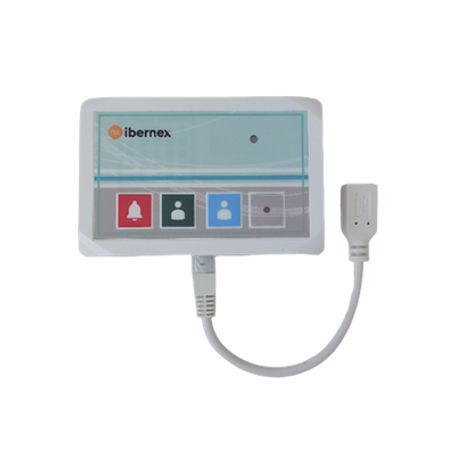 Terminal De Cama Inalámbrico / Botón De Alarma Presencia Y Médico / Ip54 / Material Abs Antibacteriano / Rf 433mhz / 400 Metros 