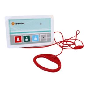 terminal inalámbrico de bano  botón de alarma  botón de presencia  botón de médico  ip65  transmisión 400 metros linea de vista