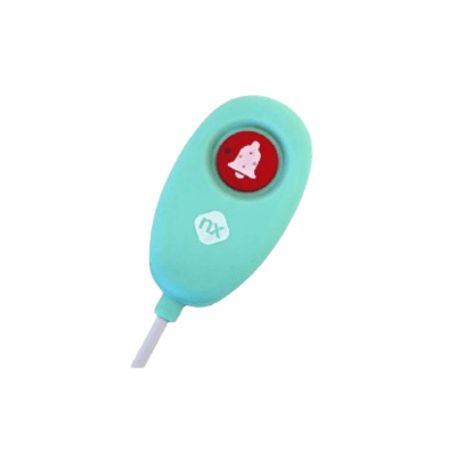 pulsador de alarma para terminal de cama  sumergible ip66  led de aviso  desconexión de cable alarma  material silicona antibac