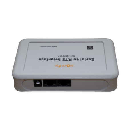 Traductor Universal Somfy Connect Integre Somfy Con El Sistema De Control De Iluminación Radiora2 De Lutron.