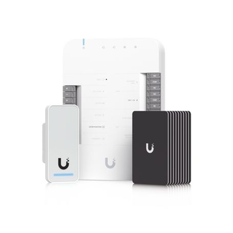 unifi access kit de inicio gen 2 incluye hub para conexiones lector nfc y movimiento  10 tarjetas de acceso  sistema completo p