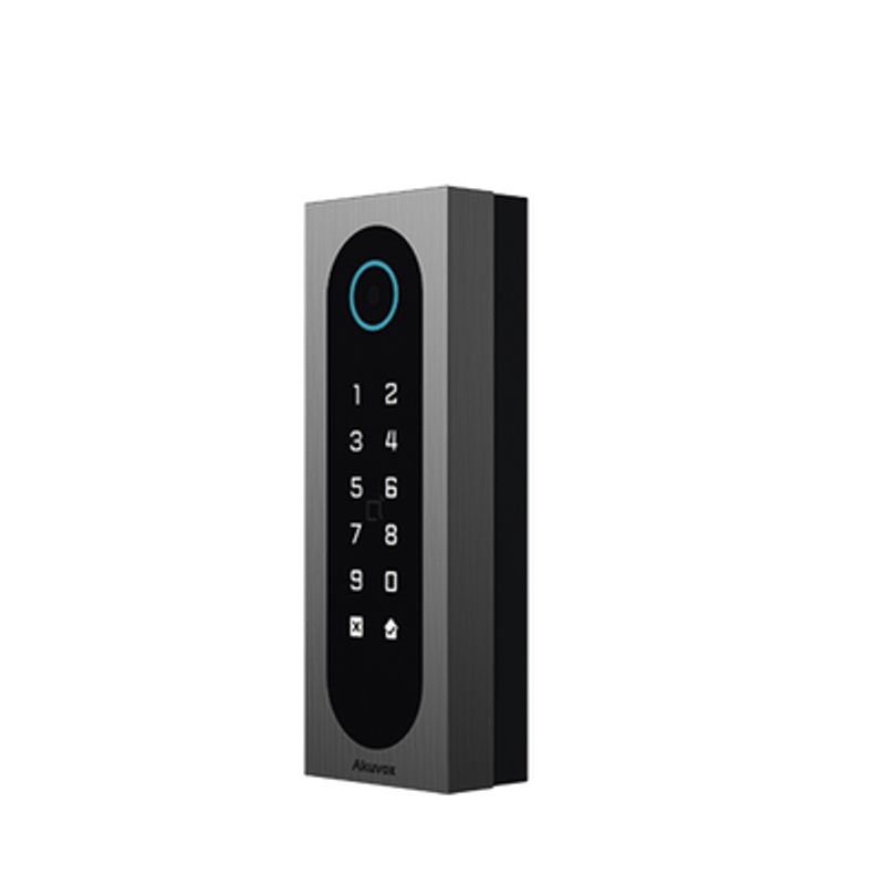 Control De Acceso Slim Akuvox A08s / Aluminio Y Vidrio Templado / Ip65  Ik09 / Capacidad Para 20000 Tarjetas / Métodos De Acceso