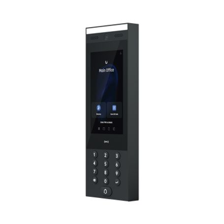 Unifi Intercom Para Interior/exterior Ip65 Lector Nfc Y Qr / Pantalla Táctil 7 Cámara Bocina Y Micrófono Sensor De Movimiento Fu