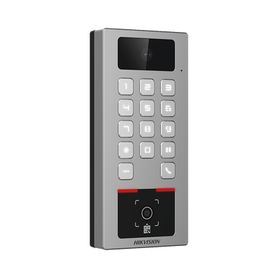 teclado con lector fisico de qrs para exterior antivandálico ip65  ik09 con función de videoportero multiapartamento   huella t