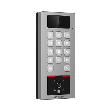 Teclado Con Lector Fisico De Qrs Para Exterior Antivandálico Ip65  Ik09 Con Función De Videoportero Multiapartamento /  Huella T