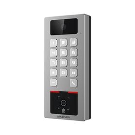 teclado con lector fisico de qrs para exterior antivandálico ip65  ik09 con función de videoportero multiapartamento   huella t