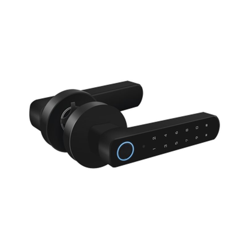 Cerradura Autónoma Bluetooth / Soporta Acceso Por Huella Y Contrasena 