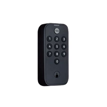 cerradura digital yed 210  acceso por código y llave  autobloqueo automático  instalación fácil  20 códigos  protección ipx5  f