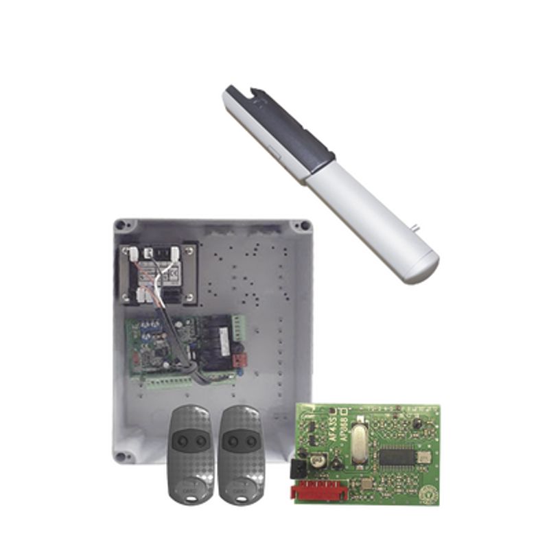 Kit De Operadores Para Automatizar Portones Vehiculares Abatibles De 2 Hojas / 3 M / 400 Kg / Uso Residencial 