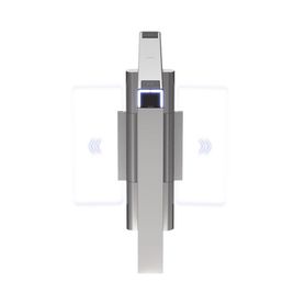 torniquete swing central premium para ampliar carriles  iluminación led  carril de 90 cms  requiere torniquetes izquierdo y der