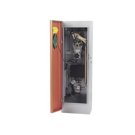 barrera vehicular con motor brushless soporta brazo de hasta 6 metros sin iluminación o brazo con iluminación de hasta 5 metros