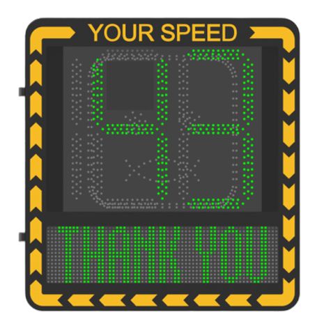 Radar Medidor De Velocidad  / Puerto De Red/ Detección De Exceso De Velocidad 