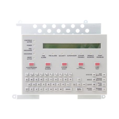 teclado con pantalla lcd de 80 caracteres  para cpu2640 y nfs320 de notifier  texto en inglés203985