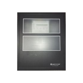 puerta para gabinete de 2 niveles  para paneles notifier  color negro
