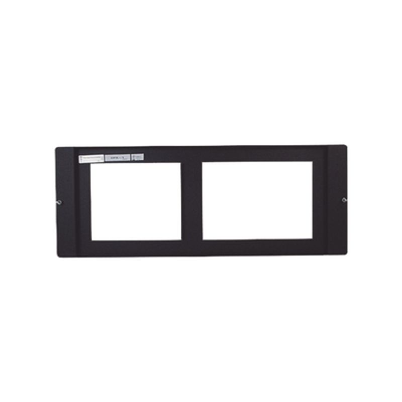 Placa De 1 Fila Para Dvcem Y Cmic1 / Compatible Con Gabinetes Serie Cab4 De Notifier / Color Negro