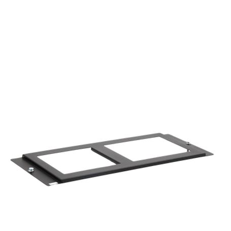 Placa De 1 Fila Para Dvcem Y Cmic1 / Compatible Con Gabinetes Serie Cab4 De Notifier / Color Negro