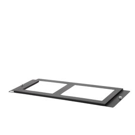 placa de 1 fila para dvcem y cmic1  compatible con gabinetes serie cab4 de notifier  color negro204199
