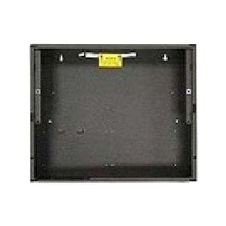 gabinete de 1 nivel  para paneles notifier  color negro