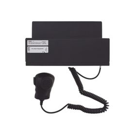 chasis con micrófono  compatible con dvcem de notifier  color negro