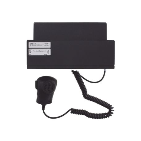 Chasis Con Micrófono / Compatible Con Dvcem De Notifier / Color Negro