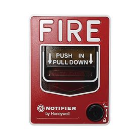 estación manual de emergencia inalámbrica  protocolo flashscan® de notifier  incluye baterias  texto en inglés