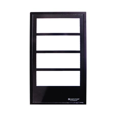 Puerta Para Gabinete De 4 Niveles / Para Paneles Notifier Serie Onyx / Color Negro